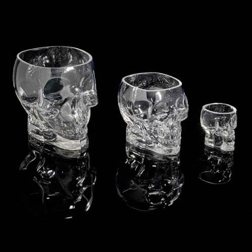 Custom Printed Skull Shape Drink Bowl