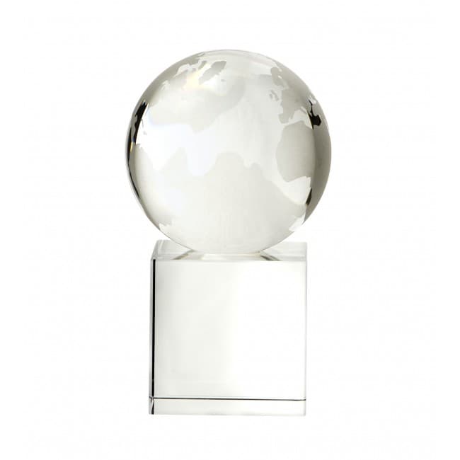 Custom Printed 80mm Glass Globe Award