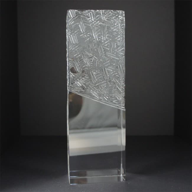 Custom Printed Small Optical Crystal Tombstone Award