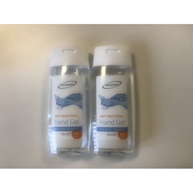 Branded Snowden 100ml Anti Bacterial Hand Gel