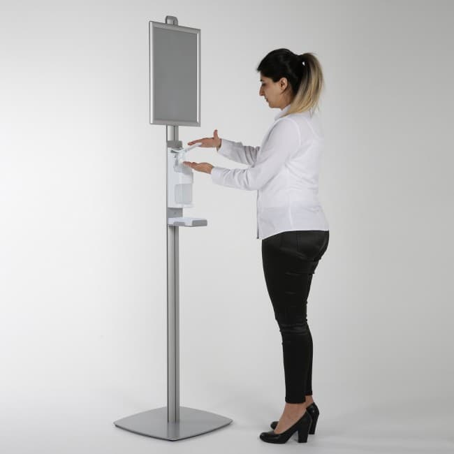 Branded Freestanding Hand Sanitiser Dispenser - Image 1