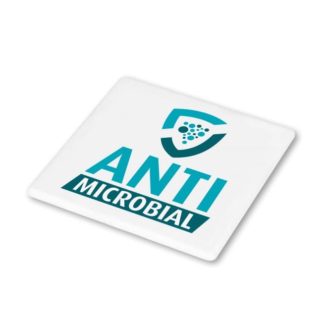 Branded Antimicrobial Square Coaster