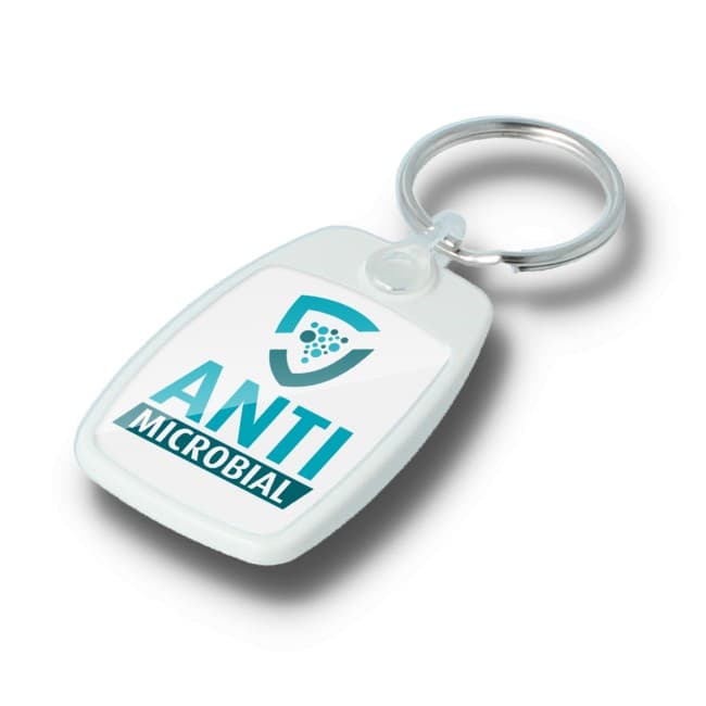 Branded AntiMicrobial PFK Compact Keyring