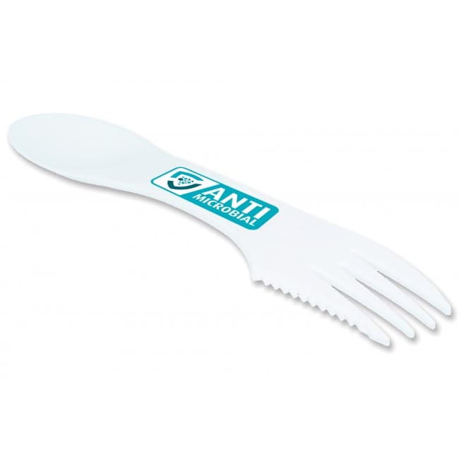 Branded Antimicrobial Spork