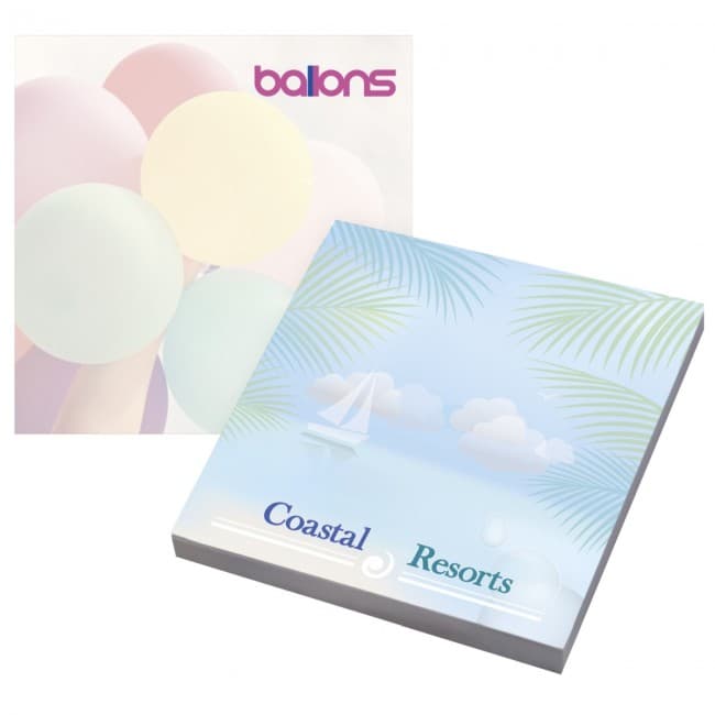 Custom Printed BIC® 75 mm x 75 mm 50 Sheet Adhesive Notepads