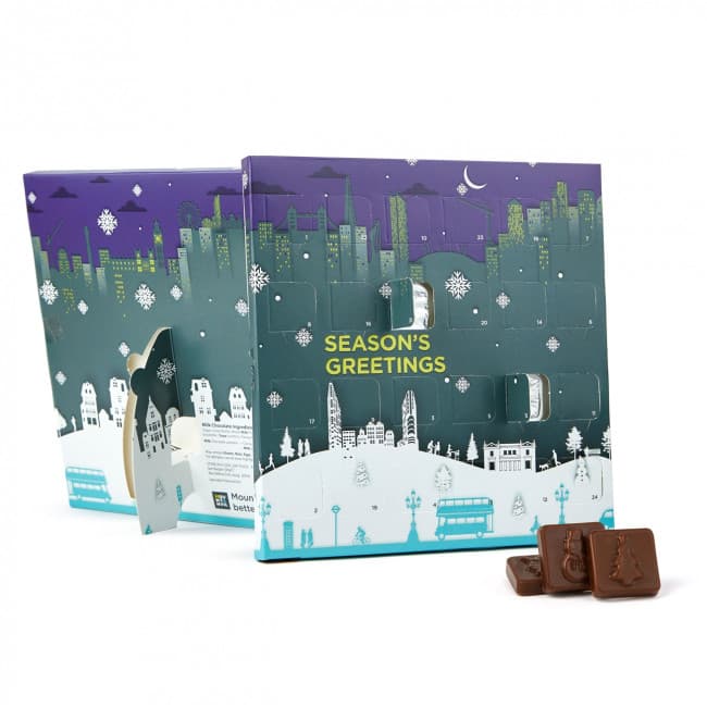 Custom Printed Square Eco Desktop Advent Calendar - Image 2