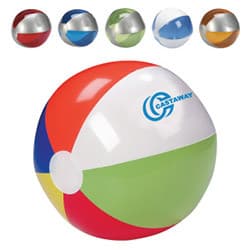 Custom Printed Striped Beach Ball