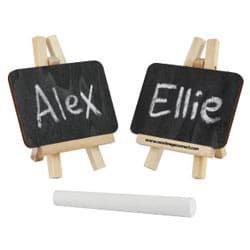 Custom Printed Mini Chalkboard Easel