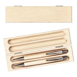 Custom Printed Wooden Writing Set