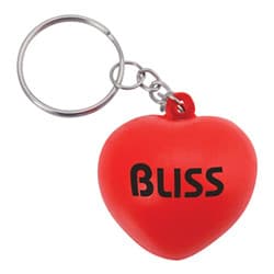 Branded Heart Key Ring