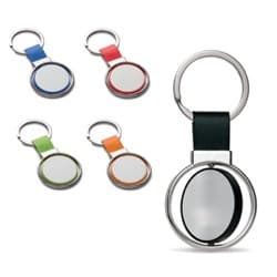 Custom Printed Colourful Circle Key Ring