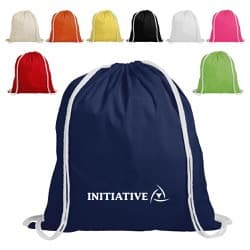 Custom Printed Cotton Backpack Drawstring