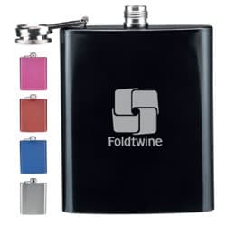 Custom Printed Stainless Steel Hip Flask