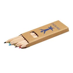 Custom Printed Short Coloured Pencil Set