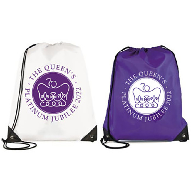 Branded Jubilee Promotional Drawstring Bag