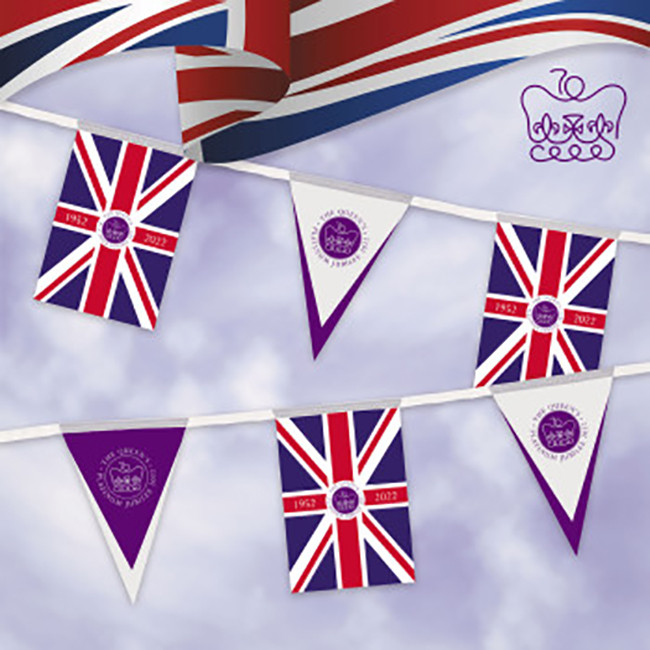 Branded Printed Outdoor Jubilee Paper Bunting