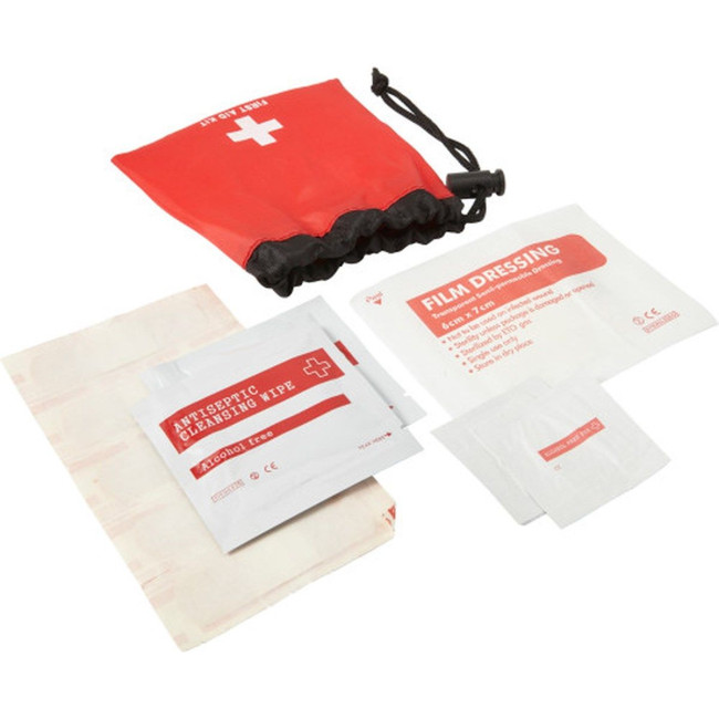 Custom Printed First aid kit, 11pc - Image 2