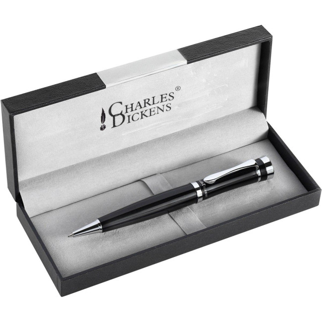 Custom Printed Charles Dickens metal ballpen - Image 1