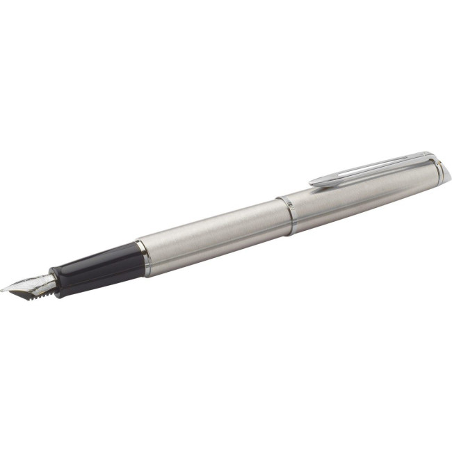 Custom Printed Waterman stainless steel fountain pen - Image 1