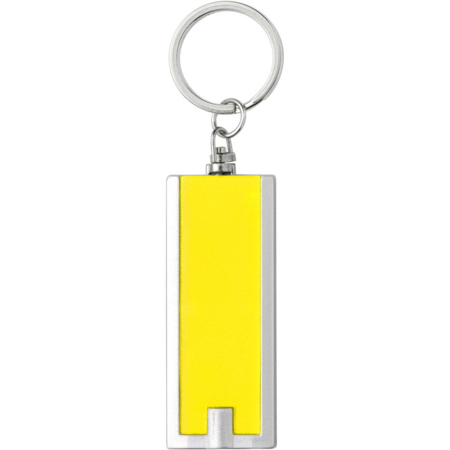 Custom Printed Plastic LED torch keyring - Image 6