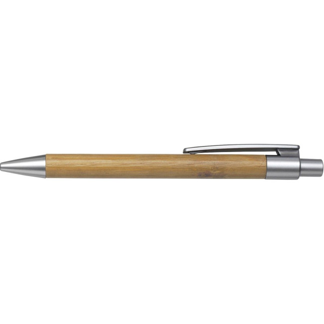 Branded The Uni Ballpen With Bamboo Barrel - Image 1