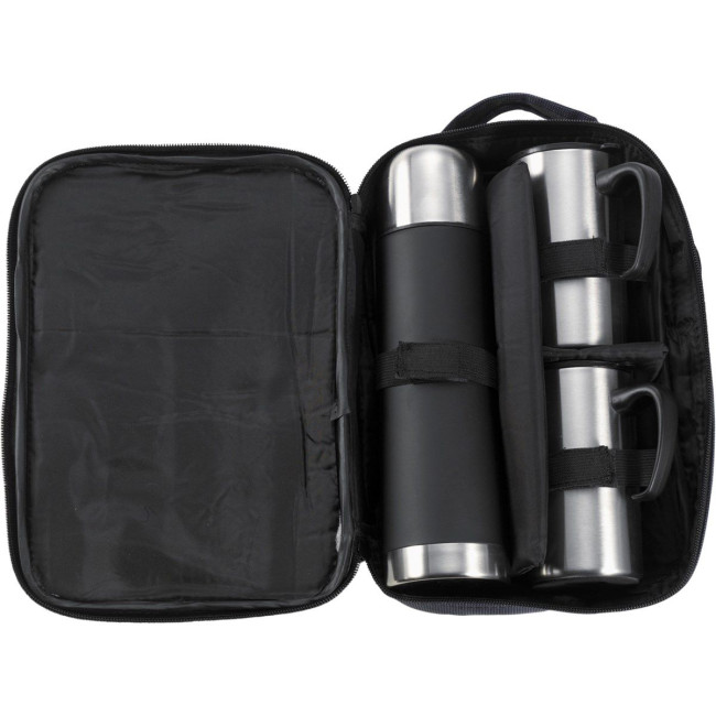 Custom Printed Stainless Steel Thermos Flask Set - Image 2