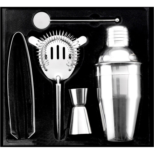 Custom Printed Stainless Steel Cocktail Set - Image 2