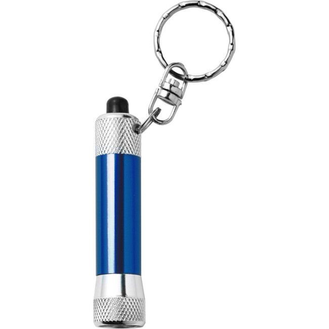 Custom Printed Aluminium LED torch keyring - Image 3