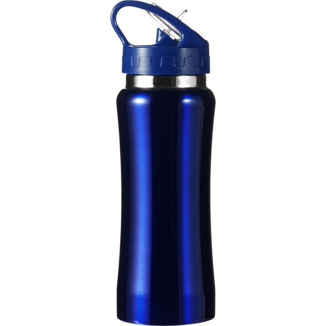 Custom Printed Stainless steel single walled drinking bottle 600ml - Image 6