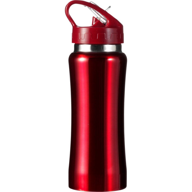 Custom Printed Stainless steel single walled drinking bottle 600ml - Image 7