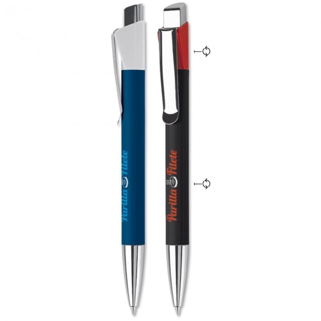 Custom Printed Universe metal tip combi ball pen - Image 2