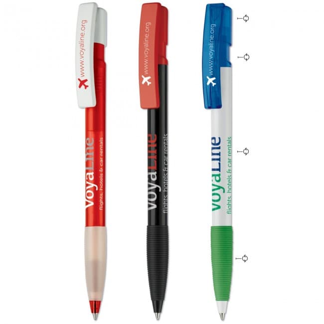 Custom Printed Nash ball pen rubber grip combi - Image 2