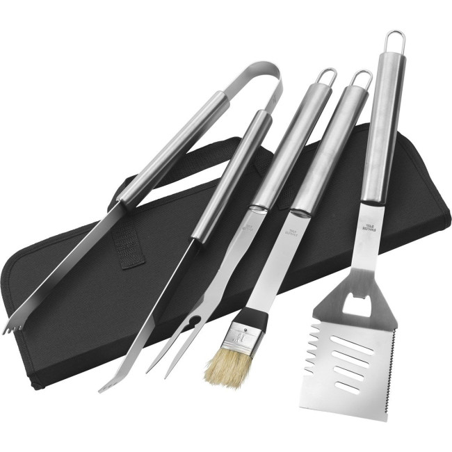 Custom Printed Barbecue set 4pc - Image 3