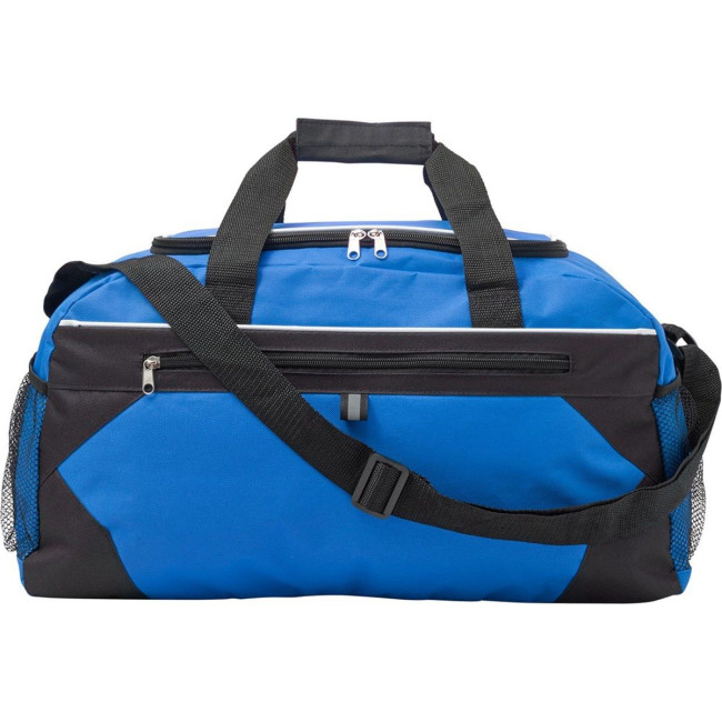 Custom Printed Polyester Sports travel bag - Image 4