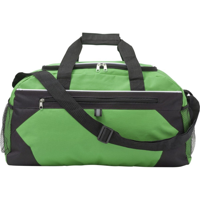 Custom Printed Polyester Sports travel bag - Image 7