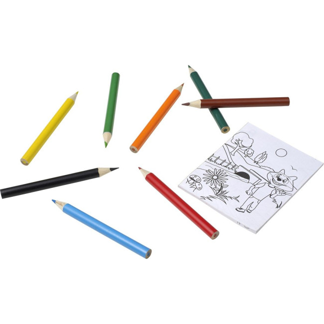 Custom Printed Pencils & Colouring Sheets Set - Image 3