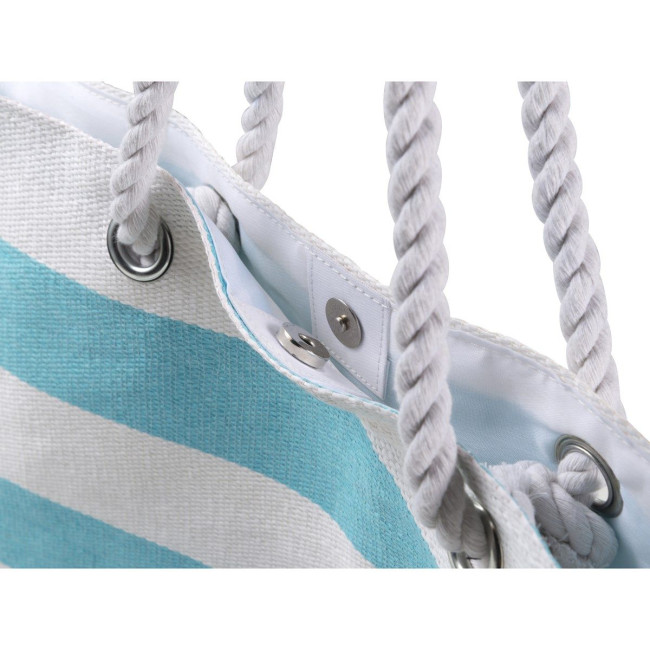 Custom Printed Cotton beach bag - Image 2