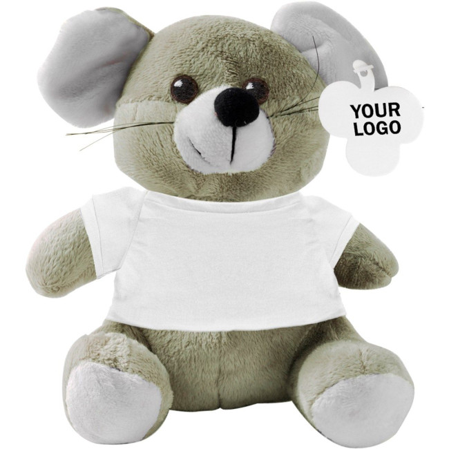 Custom Printed Plush Mouse - Image 1