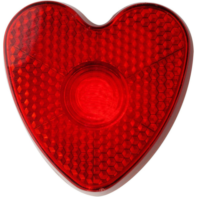 Custom Printed Heart shaped safety light - Image 1