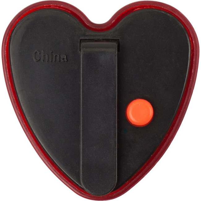 Custom Printed Heart shaped safety light - Image 2