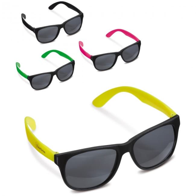 Custom Printed Sunglasses Neon 400UV - Image 1