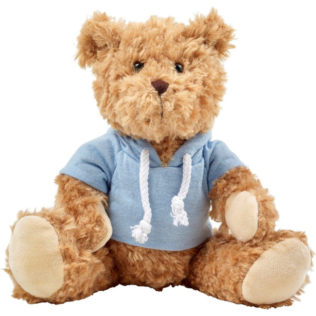 Custom Printed Plush teddy bear with hoodie - Image 3