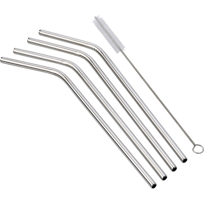 Custom Printed Four Stainless Steel drinking straws - Image 1