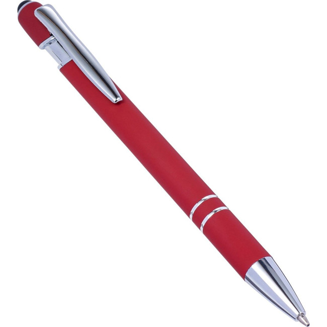 Custom Printed Ballpen with rubber finish - Image 2