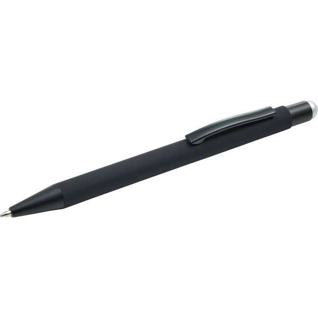 Custom Printed Rubberised Stylus ballpen - Image 2