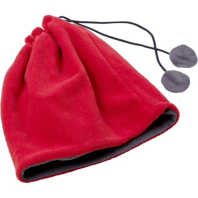 Custom Printed Fleece neck warmer and beanie. - Image 7