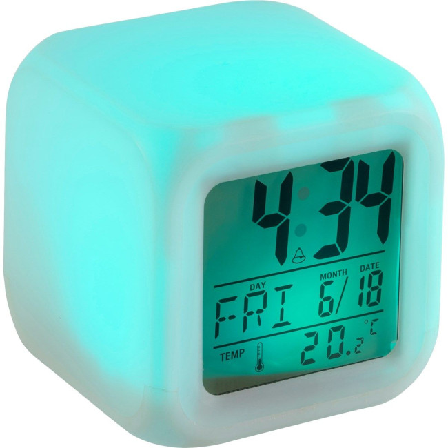 Custom Printed Cube alarm clock - Image 1