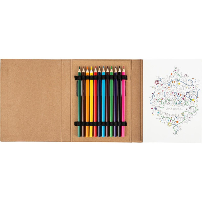 Custom Printed Colouring folder for adults - Image 1