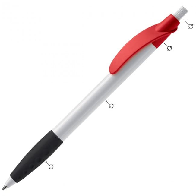 Custom Printed Cosmo ball pen combi rubber grip - Image 1