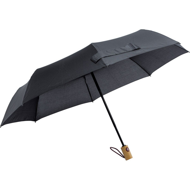 Custom Printed Foldable Pongee umbrella - Image 1